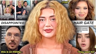 Tik Toker EXPOSES hair stylist who quotruinedquot her hairhair gate [upl. by Kent]