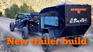 Light weight Adventure Trailer UTV overland trailer Off road camper [upl. by Weitzman]