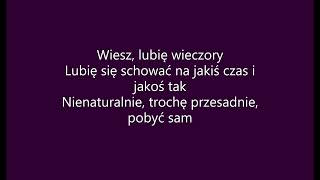 Długość dźwięku samotności  Myslovitz tekst [upl. by Akisey]