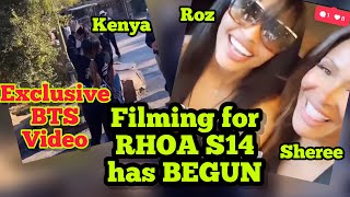 RHOA Season 14 Filming has BEGUN WE have ACTUAL behind the Scenes FOOTAGE More Casting News [upl. by Eluj799]