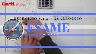 5343 SCARROCCIO  ESAME PATENTE NAUTICA 2024 OLTRE LE 12 MIGLIA NUOVO ESERCIZIO DI CARTEGGIO [upl. by Llennoc]