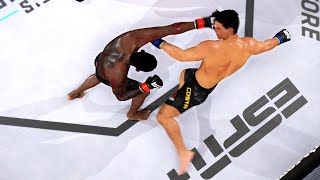 UFC 253  Israel Adesanya vs Paulo Costa Full Fight Highlights  UFC Middleweight Title UFC 4 [upl. by Hester857]