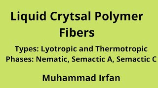 4  Liquid Crystal Polymer Fibers [upl. by Avek]