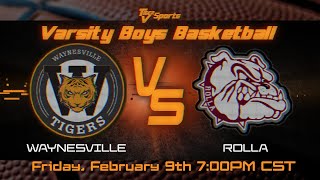 Waynesville vs Rolla Varsity Boys Basketball [upl. by Elianora208]