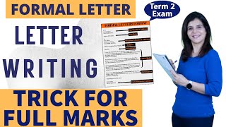 How To Write Formal Letter In English  Letter Writing Trick In English CBSE 10  ChetChat [upl. by Yrrad]