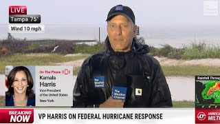 Vice President Kamala Harris Discusses Hurricane Milton With The Weather Channel Television Network [upl. by Aniret]