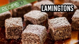 How to make Australian Chocolate Lamingtons [upl. by Necila]