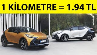 Yeni Toyota CHR  Ekonomi Kralı  Kilometrede 194 TL Yakan Otomobil  Alınır mı [upl. by Jeremie]