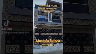 5m New House 🏠 for sale sheikh yaseen town peshawar Mustafa builders 👷‍♂️ [upl. by Sally274]