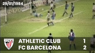 ⚽️ Liga 8384 J21 I Athletic Club 1  FC Barcelona 2 I LABURPENA [upl. by Encratia]