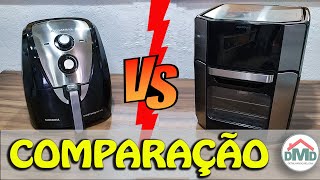 Comparação das Fritadeiras Mondial AF55 e Britânia Oven BFR2100P  BFR2100 [upl. by Essilem]