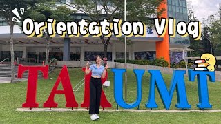 【Vlog 25】TARUMT Orientation Day🏫Emcee超搞笑的😆Senior们也超热情😍是位准大学生啦🤠 [upl. by Quitt]