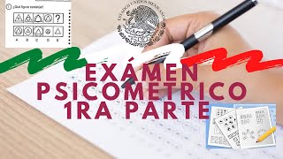 EXAMEN PSICOMÉTRICO😱📝SEDENA  SEMAR  1RA PARTE 💂🏻‍♂️ [upl. by Isidoro]