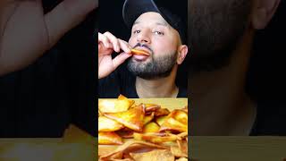 CRUNCHY SAMOSA asmr eatinsounds mukbang food eattingsounds eatingsounds eating foodasmr [upl. by Willcox]