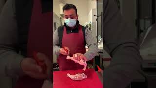 Come disossare la coscia di pollo  How to debone chicken leg [upl. by Dailey]