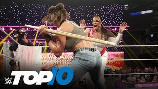 Top 10 Friday Night SmackDown moments WWE Top 10 Aug 16 2024 [upl. by Akiv697]