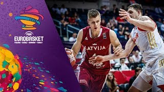 Russia v Latvia  Highlights  FIBA EuroBasket 2017 [upl. by Eltotsira]