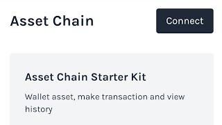 Asset Chain Telegram Mini App starter kit [upl. by Herzog738]