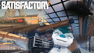 Satisfactory More Trains More Aesthetics More Automation  Twitch VOD [upl. by Maxim561]