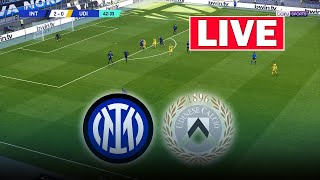 🔴LIVE  Inter Milan vs Udinese Live Football Match  Italy National cup 202425  Football Match [upl. by Alaj]