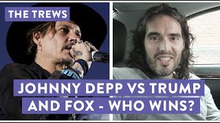 Johnny Depp vs Trump amp Fox  Who Wins Russell Brand The Trews E428 [upl. by Orsino]