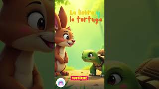 🎵La liebre y la tortuga🎶🐇🐢🏁canción infantil cancionesinfantiles músicainfantil [upl. by Nyladnar]