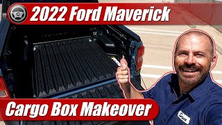 2022 Ford Maverick Cargo Box Makeover [upl. by Solnit734]