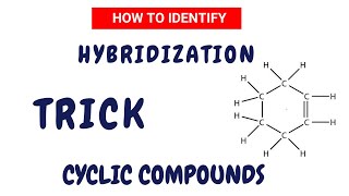 How to Find Hybridization of Cyclic compounds [upl. by Ilenna]