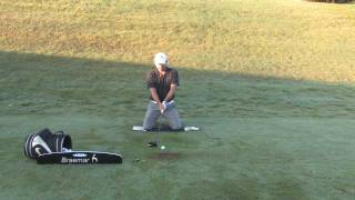 Golf Drill fix your slice Knee Drill [upl. by Grochow]