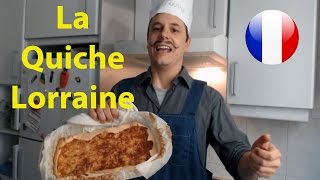 Apprendre le français en cuisinant La quiche lorraine [upl. by Oshinski]