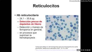 Índices reticulocitarios e índices plaquetarios 19 octubre 2021 [upl. by Muns166]