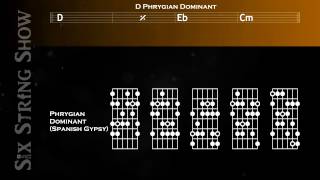 D Phrygian Dominant Guitar Backing Track [upl. by Yemrots]