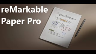 reMarkable Paper Pro Unboxing [upl. by Vaientina]