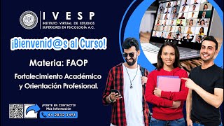 M01 FAOP – Fortalecimiento Académico y Orientación Profesional [upl. by Rexferd]