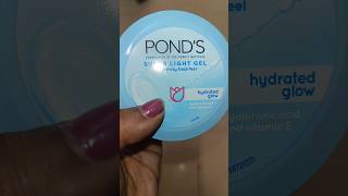 Ponds super light gel review🩵 hyaluronic acid vitamin Epondsmoisturizerreviewshorts [upl. by Jephum]