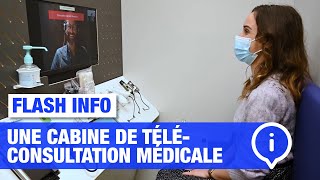 Cabine de téléconsultation médicale un dispositif innovant au service des Herblaysiens [upl. by Aik]