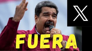 🚫 Maduro ORDENA Eliminar X twitter en Venezuela ¿Censura Total [upl. by Kcirdnekel]