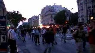 Rollerblade parade Paris [upl. by Noslien]