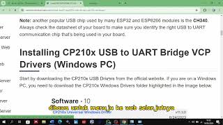 TUTORIAL INSTALL DRIVER CP210X UNTUK SENSOR SUHU ESP32 DAN LM35 [upl. by Afrika]