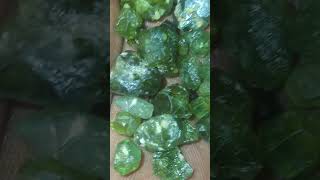 Demantoid Green garnets [upl. by Yentruoc]