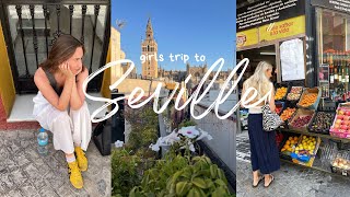 Seville vlog girls trip exploring the city Spanish heat [upl. by Llewej]