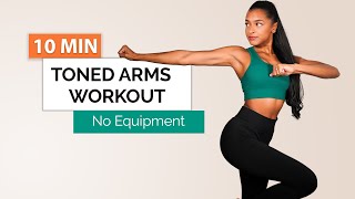 TONE Your Arms in 10 Minutes at Home with NO Equipment  Kaji Pm [upl. by Howell697]