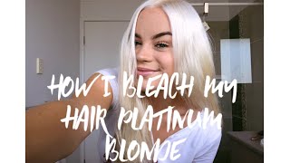 So färbe ich meine Haare Platinblond 💁🏼‍♀️ [upl. by Niffirg]