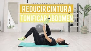 Ejercicios para reducir cintura y tonificar abdomen  GymVirtual [upl. by Seaden541]