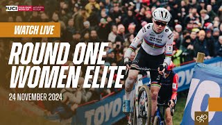 LIVE ​ Women Elite  R1 Antwerpen BEL  202425 UCI Cyclocross World Cup [upl. by Darach]