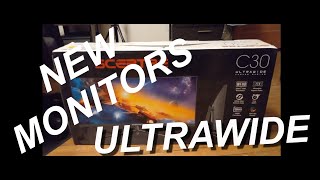 NEW MONITORS  SCEPTRE 30 ULTRAWIDE 2560X1080 [upl. by Og]