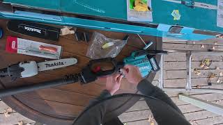 Makita 40V XGT Pole Saw Tryout [upl. by Nnyleimaj]