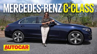 2022 MercedesBenz CClass review  Its a baby SClass  First Drive  Autocar India [upl. by Rola]