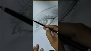 How to Draw Realistic Eyes  Step by Step  Eye Sketch Using only 1 pencil [upl. by Enyal]