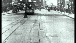 Trolley Ride Through New York City Early 1900s [upl. by Lionello]